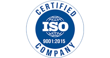 Certified ISO 9000:2015 logo